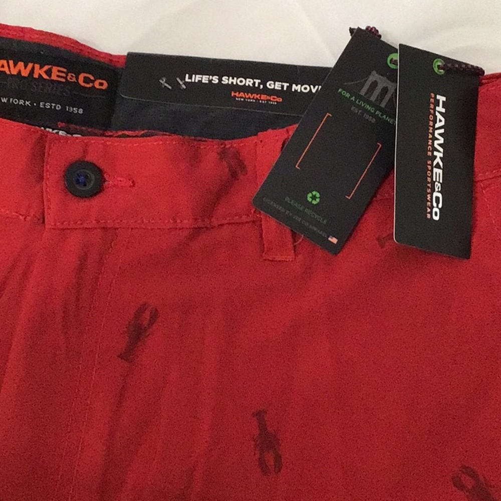 Hawke & Co lobster Pattern shorts men’s size 36 NWT - Picture 6 of 14